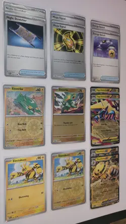 Pokemon TCG Mega Manectric ex Electivire ex Electric Bundle with Trainer Cards - Image 2