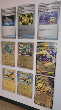Pokemon TCG Mega Manectric ex Electivire ex Electric Bundle with Trainer Cards - Image 3