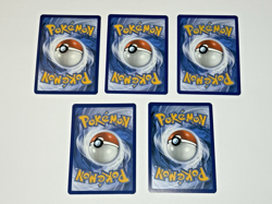 Pokemon 5 Card Lot Rocky Energy 4 HOLO/ 1 REVERSE HOLO - Perfect Order - NM - Image 2