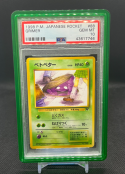 1997 Pokemon TCG Rocket Grimer Banned Card Japanese #088 PSA 10 - Image 1