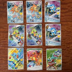 Pokemon First Partner Illustration Promo Collection Card Lot - Image 1