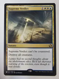 Mtg - Supreme Verdict - The List Reprints (LIST) - Rare - #210 - NM - Image 1