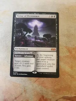 Virtue Of Persistence Wilds Of Eldraine MTG NM - Image 1