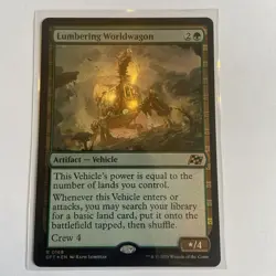 MTG: Aetherdrift - Lumberring Worldwagon(Foil) - Rare - 0168 NM - Image 1