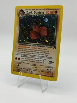 Pokemon Card Dark Dugtrio 6/82 Holo Rare Team Rocket - Image 2