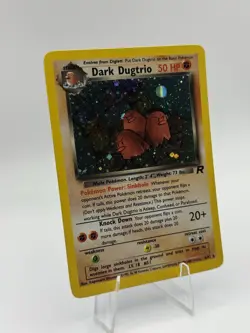 Pokemon Card Dark Dugtrio 6/82 Holo Rare Team Rocket - Image 3