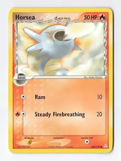 Horsea 66/110 Regular Delta Species Holon Phantoms Vintage Pokemon Card LP - Image 1