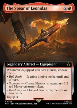 The Spear of Leonidas - Foil Extended Art Assassin's Creed NM MTG - Image 1