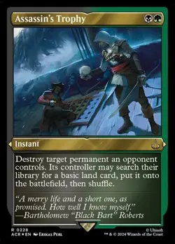 Assassin's Trophy - Foil Etched Assassin's Creed NM MTG - Image 1