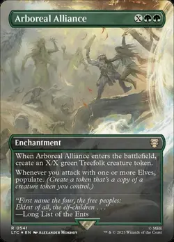 Arboreal Alliance - Surge Foil Extended Art LTC NM MTG - Image 1