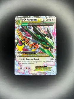 M Rayquaza EX 76/108 Celebrations: Classic Collection Pokemon NM - Image 1