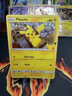 Pokemon TCG Pikachu 25/25 2021 McDonalds Holo Collection Basic 60 HP - Image 1