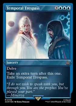 Temporal Trespass - Foil Etched Assassin's Creed NM MTG - Image 1