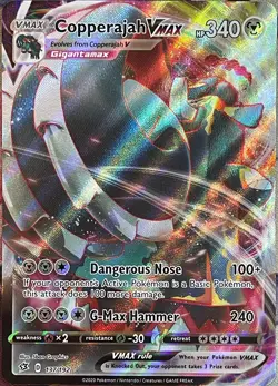 Copperajah VMAX Ultra Rare Holo - 137/192 - Rebel Clash Pokemon 2020 - Image 1