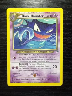Pokemon Dark Haunter 36/105 Neo Destiny Unlimited Regular - Image 1
