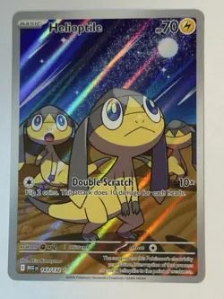 Helioptile 143/132 Mega Evolution Pokemon Illustration Rare Near Mint - Image 1