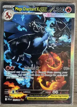 POKEMON MYSTERY PACK : Chase Mega Charizard X EX 125/094 Phantasmal Flames - Image 1