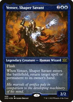 Venser, Shaper Savant - Foil Etched 2X2 NM MTG - Image 1