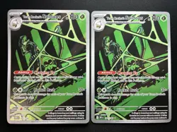 Pokemon: Team Rocket's Spidops Illustration Rare IR 187/182 Destined Rivals X2 - Image 1