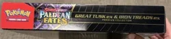 Pokemon Scarlet & Violet Paldean Fates Great Tusk ex Iron Treads ex Premium Col. - Image 4
