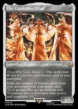 The Capitoline Triad - Foil Etched Assassin's Creed NM MTG - Image 1