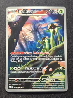 Pokemon TCG Toedscruel Paradox Rift 185/182 Holo Illustration Rare - Image 1