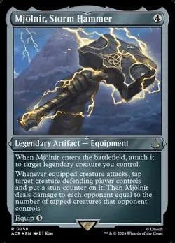 Mjolnir, Storm Hammer - Foil Etched Assassin's Creed NM MTG - Image 1