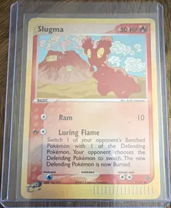 Pokemon TCG Slugma 72/97 Dragon Reverse Holo 50 HP Basic EN 2003 Kyoko Umemoto - Image 1