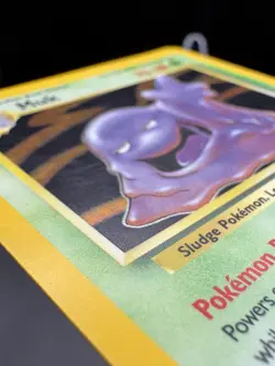 Pokemon TCG Muk Fossil 13/62 Holo Unlimited Holo Rare Vintage WOTC LP - Image 3
