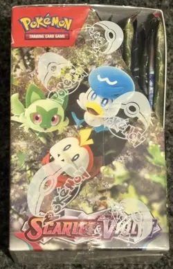 Sealed Half Booster Box of 18 Packs from the Pokemon TCG Scarlet & Violet set. - Image 3
