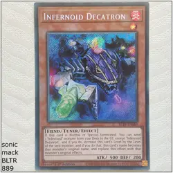 Infernoid Decatron - BLTR-EN069 -Secret Rare 1st Edition Yugioh - Image 1