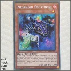 Infernoid Decatron - BLTR-EN069 -Secret Rare 1st Edition Yugioh - Image 1
