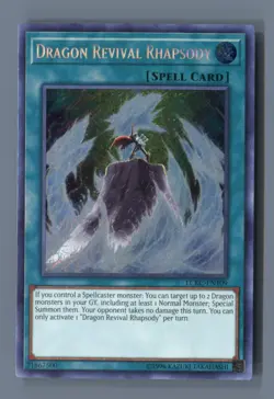 Dragon Revival Rhapsody LCKC-EN109 Legendary Collection Kaiba Yu-Gi-Oh LP - Image 1