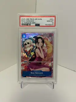 BOA HANCOCK OP13-051 ALT ART CARRYING ON HIS WILL - ONE PIECE PSA 10 - Image 1