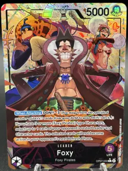 One Piece Foxy (OP07-059) (Parallel) 500 Years in the Future OP07 - Image 3