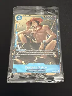 Portgas.D.Ace (Tin Pack Set Vol. 2) P-073 Foil Promotional Card SEALED! - Image 1