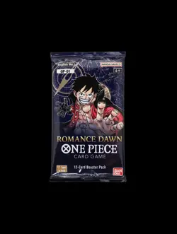 One Piece OP-01 Romance Dawn Booster Pack Blue Bottom x1 -From Fresh booster box - Image 1