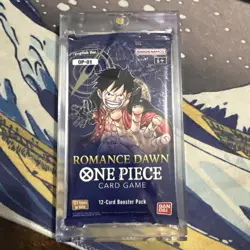 One Piece OP-01 booster pack- first wave - Pre-Errata Romance Dawn - Image 1