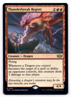 Thunderbreak Regent NM Commander: Tarkir: Dragonstorm 241 MTG Regular Rare - Image 1
