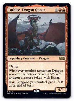Lathliss, Dragon Queen NM Commander: Tarkir: Dragonstorm 219 MTG Regular Rare - Image 1