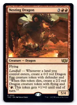 Nesting Dragon NM Commander: Tarkir: Dragonstorm 225 MTG Regular Rare - Image 1