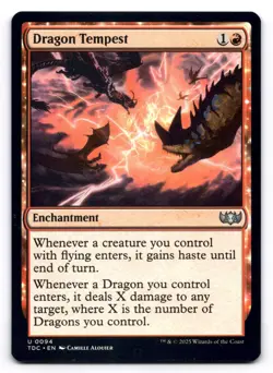 Dragon Tempest NM Commander: Tarkir: Dragonstorm 94 MTG Regular Uncommon - Image 1