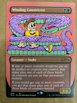 MTG 1x Winding Constrictor # 309 Secret Lair Drop Magic the Gathering Card x1 NM - Image 1
