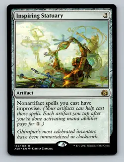 Inspiring Statuary #160 Artifact Aether Revolt MTG NP Near Mint or Better - Image 1