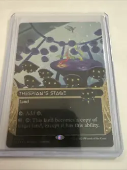 Thespian's Stage (0134) (Borderless) (Galaxy Foil) foil Edge of Eternities MTG - Image 1
