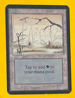 MTG SWAMP Alpha (OldManMTG 008-489) - Image 1