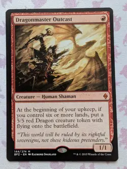 Dragonmaster Outcast - Battle for Zendikar - Mythic - MTG - Image 1