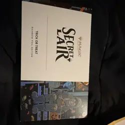 Magic: The Gathering Secret Lair Trick or Treat Rainbow Foil Limited Edition Box - Image 1