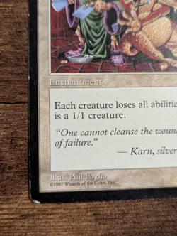 Wizards of the Coast Humility Tempest Rare Regular Enchantment White Phil Fogli… - Image 3