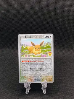 Prismatic Evolutions Eevee 2025 Pokemon Day Promo Card 074/131 Reverse Holo - Image 1